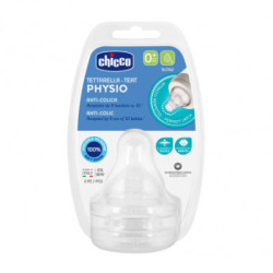 Tetina Chicco Fisio 0+ F/Normal 2 Uds.