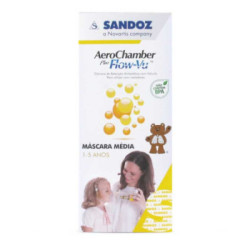 Aerochamber Plus Flow-Vu Pediatrico Camara De Inhalacion Infantil 1 U